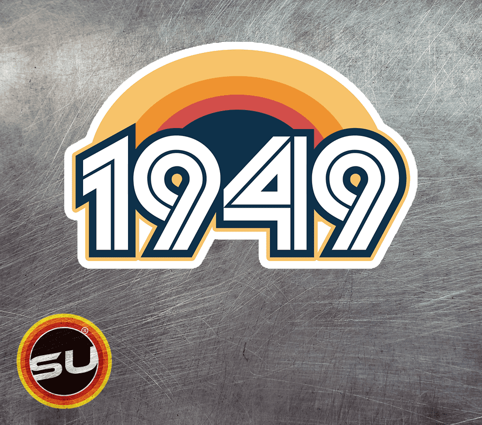 1949 Retro Sunset Magnet