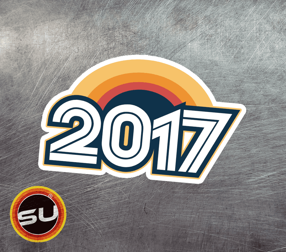 2017 Retro Sunset Magnet