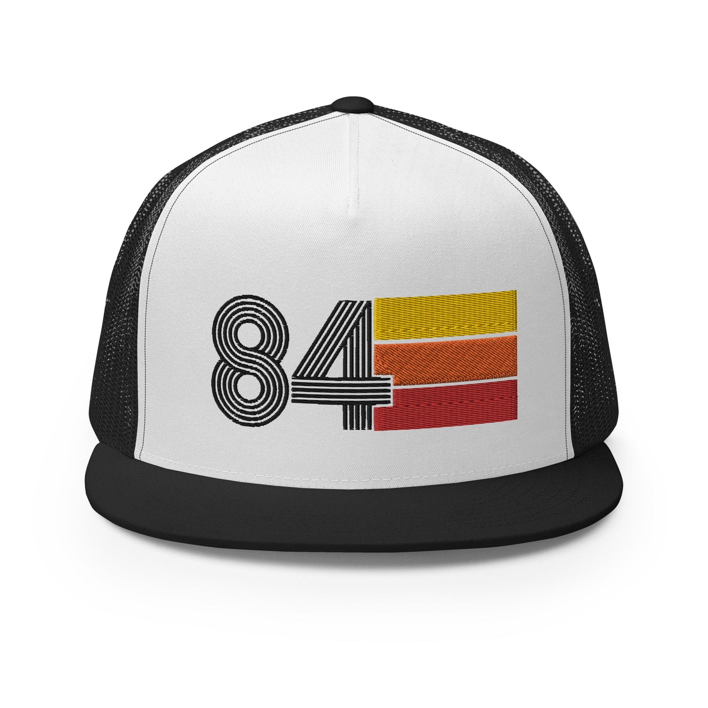 Classic Retro 1984 Flat Bill Trucker Cap