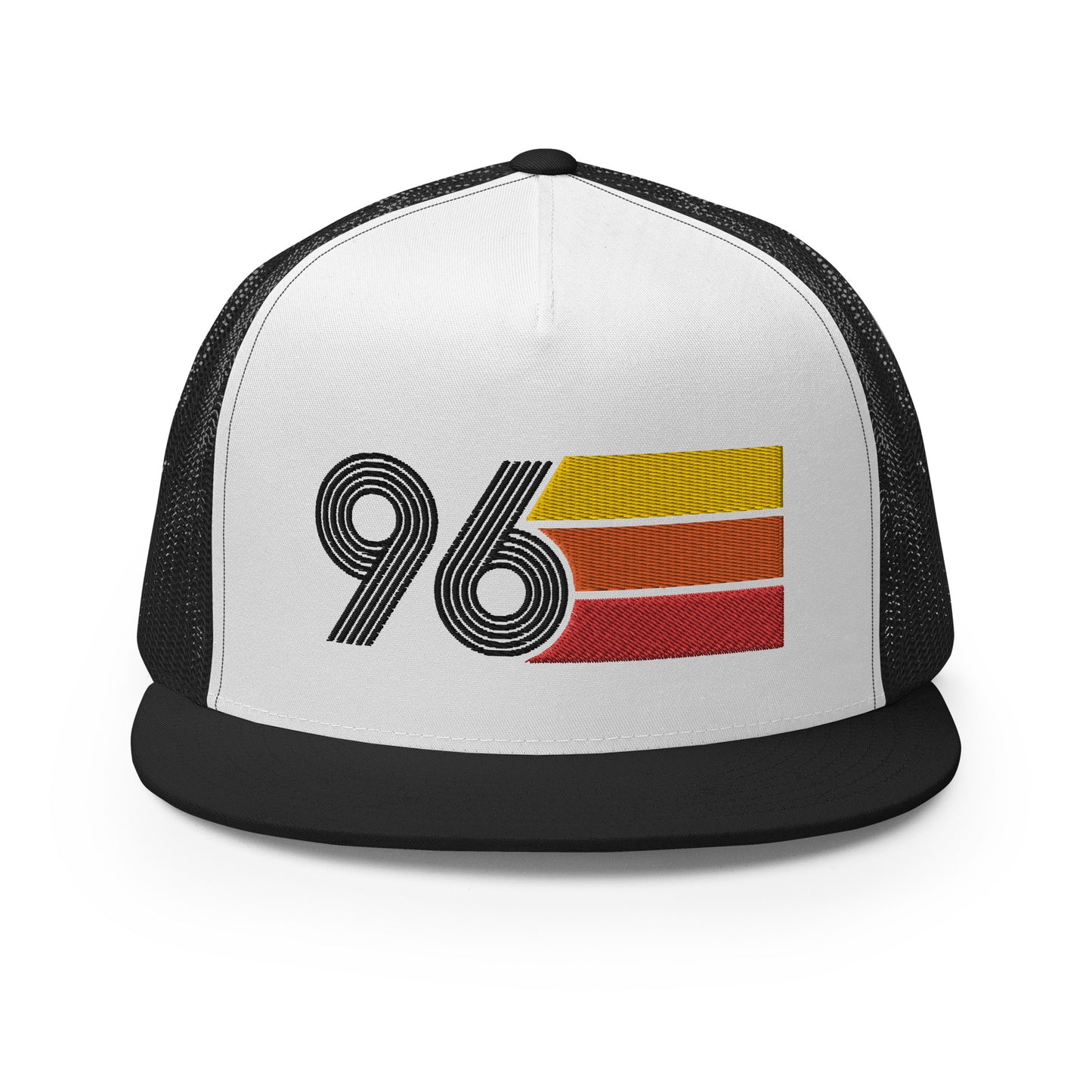 Classic Retro 1996 Flat Bill Trucker Cap