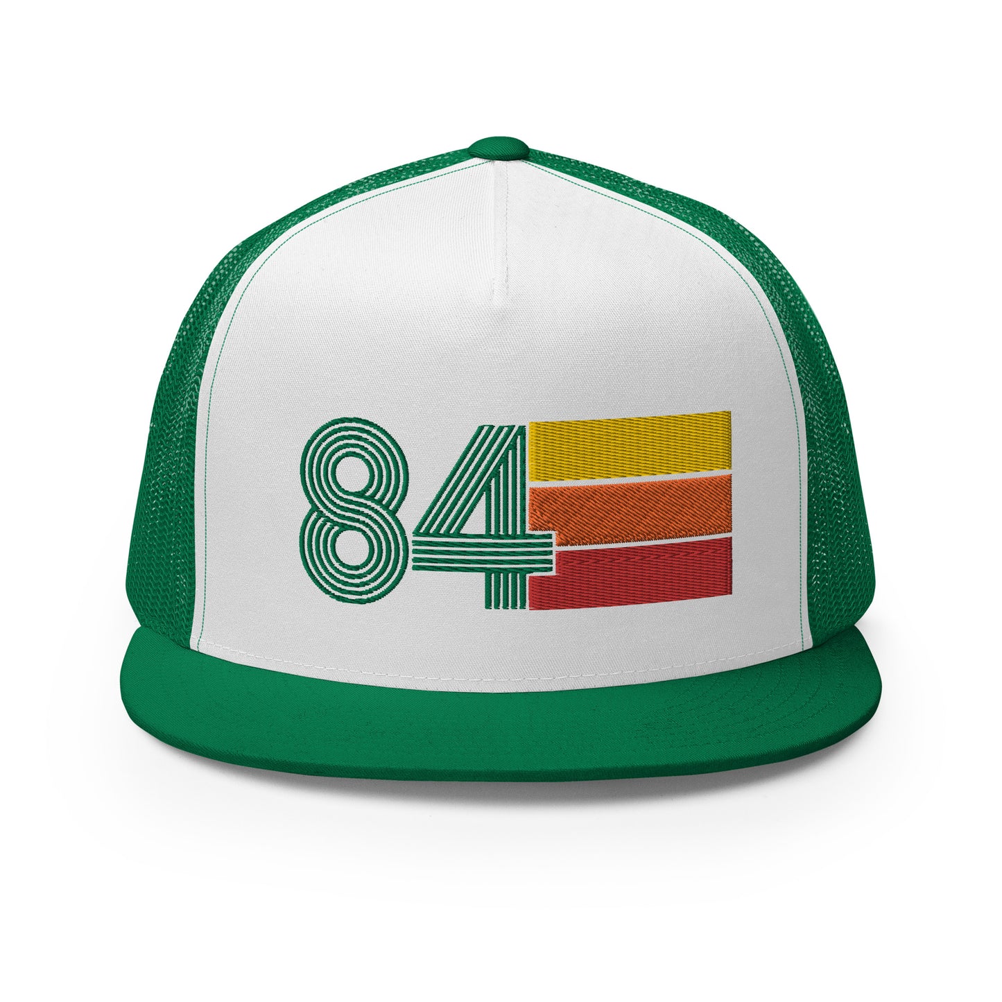 Classic Retro 1984 Flat Bill Trucker Cap