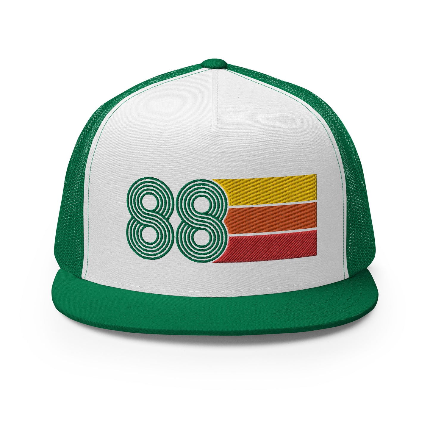 Classic Retro 1988 Flat Bill Trucker Cap