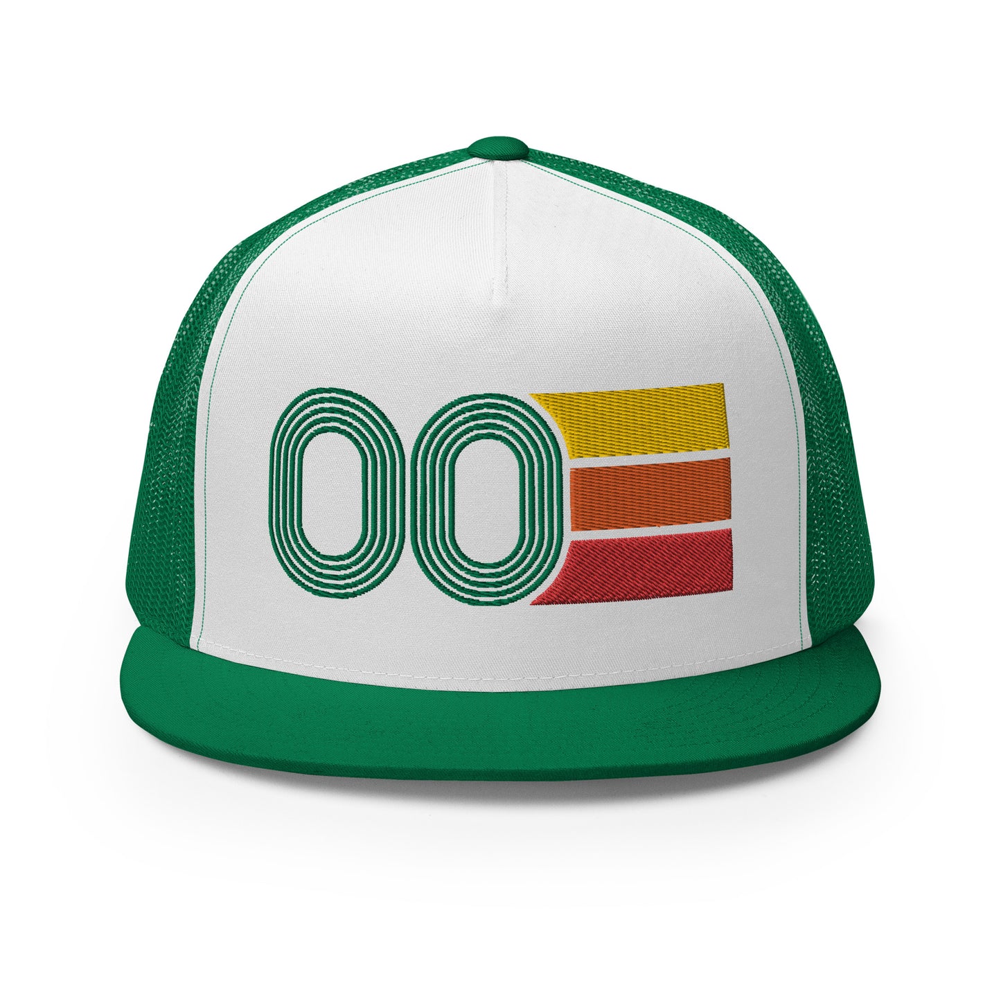 Classic Retro 2000 Flat Bill Trucker Cap