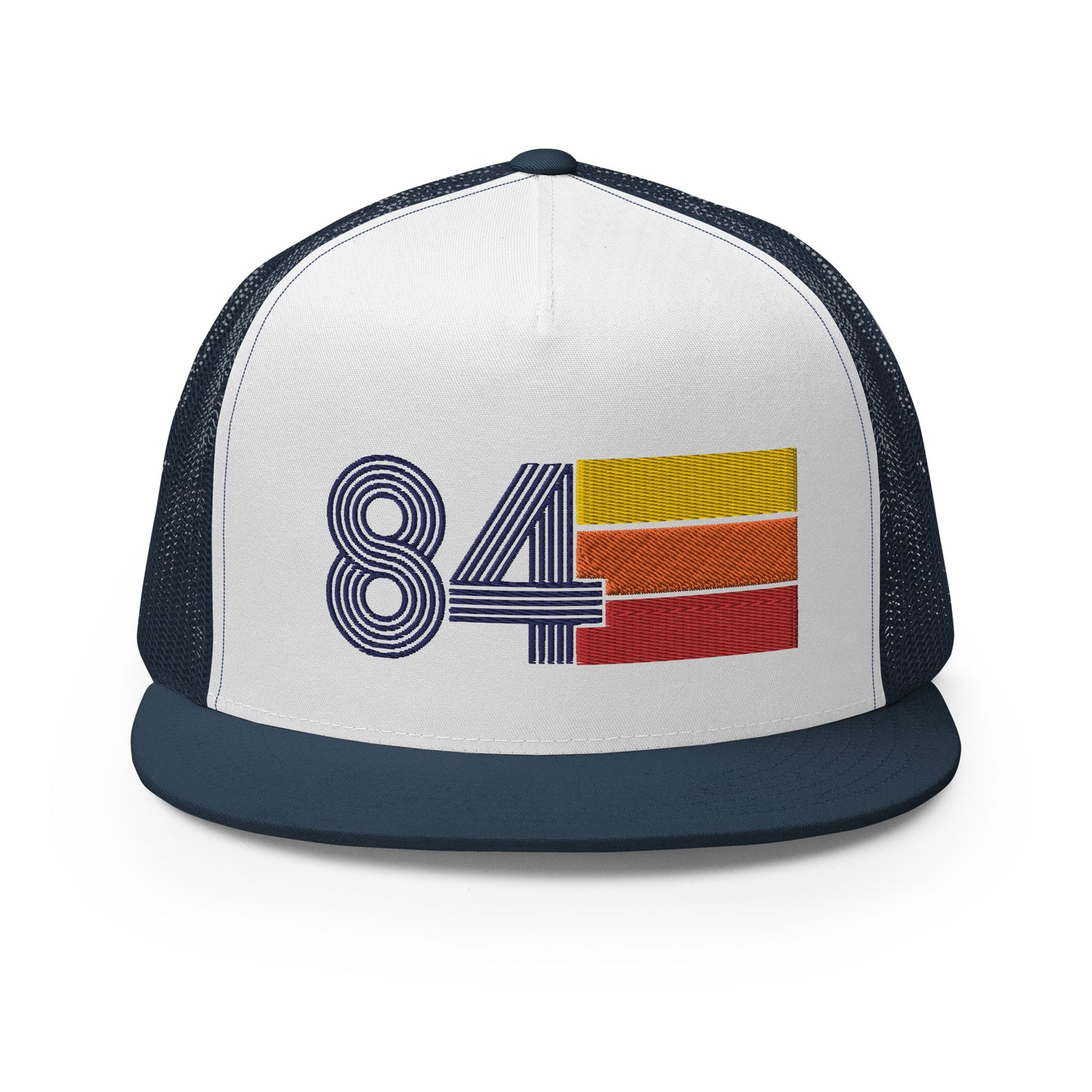 Classic Retro 1984 Flat Bill Trucker Cap