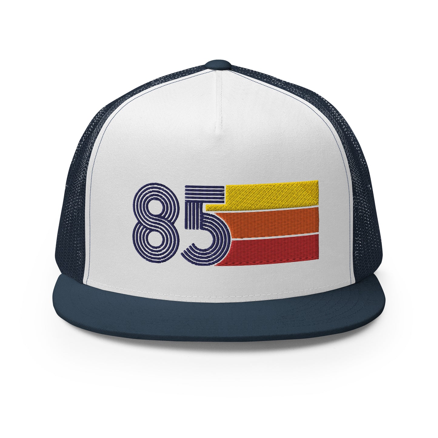 Classic Retro 1985 Flat Bill Trucker Cap