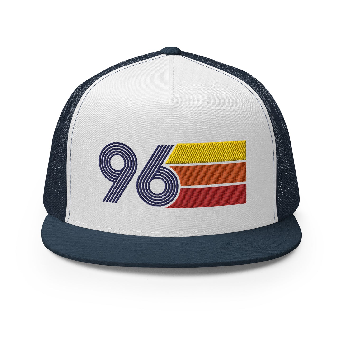 Classic Retro 1996 Flat Bill Trucker Cap
