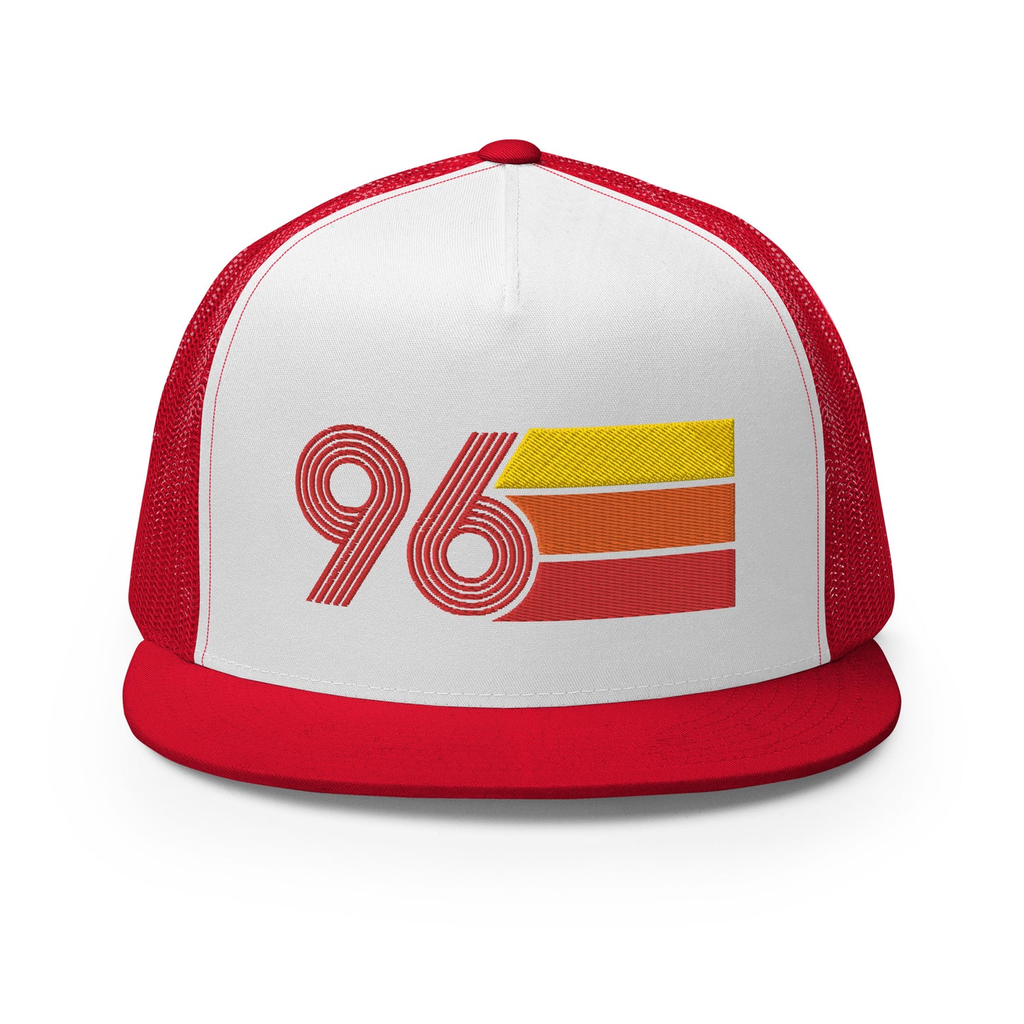 Classic Retro 1996 Flat Bill Trucker Cap