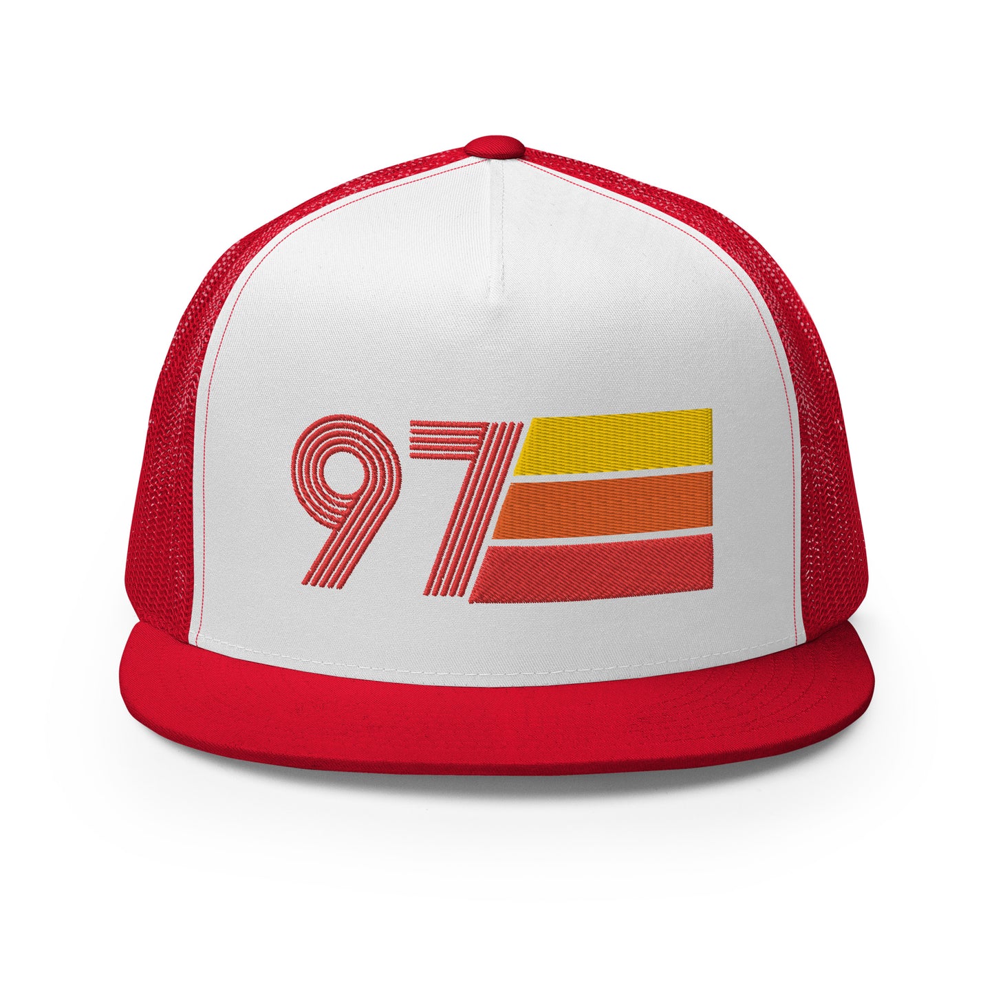 Classic Retro 1997 Flat Bill Trucker Cap