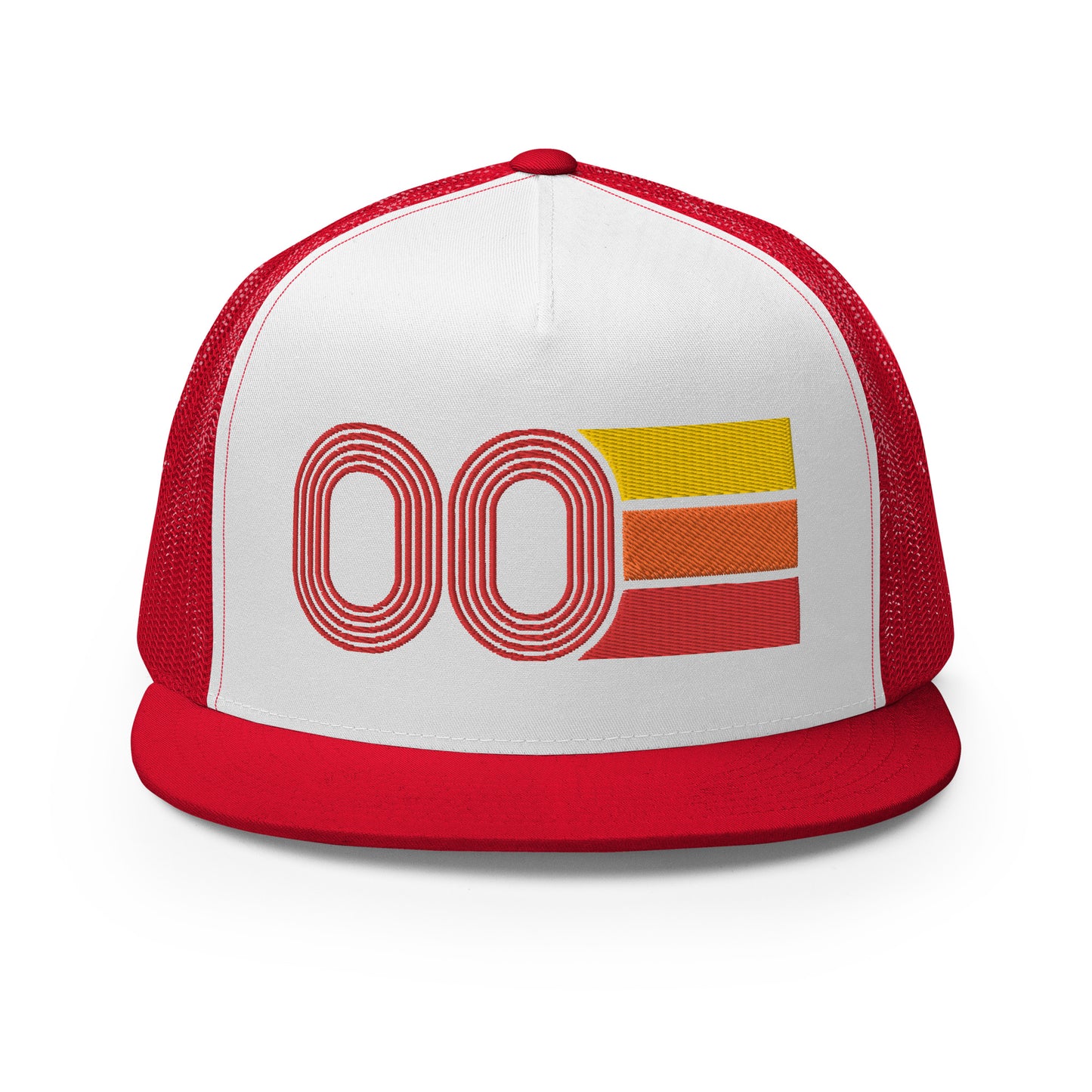 Classic Retro 2000 Flat Bill Trucker Cap