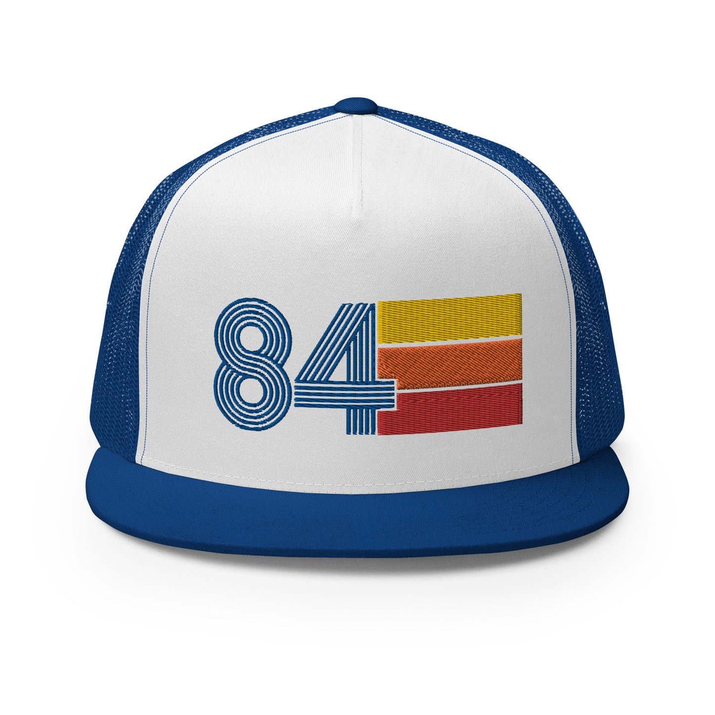 Classic Retro 1984 Flat Bill Trucker Cap