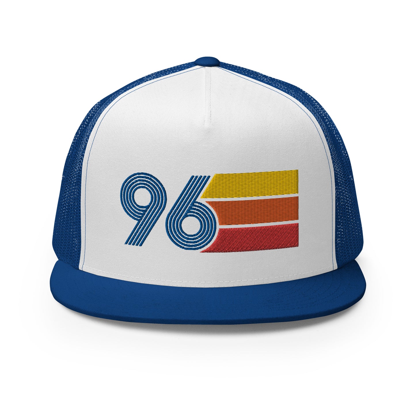 Classic Retro 1996 Flat Bill Trucker Cap