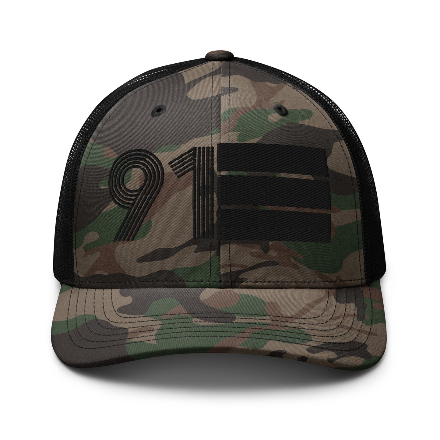 91 - 1991 Black Out Camouflage trucker hat