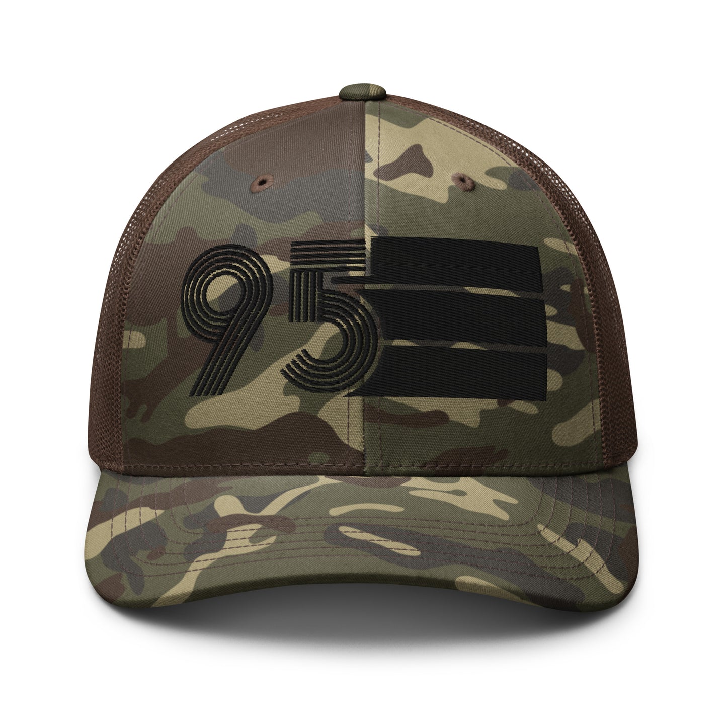 95 - 1995 Black Out Camouflage trucker hat