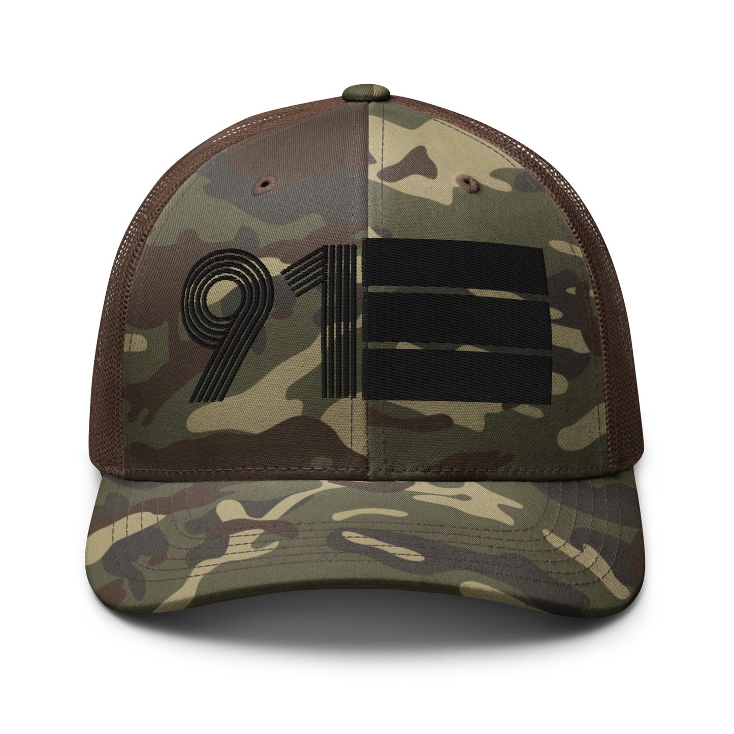 91 - 1991 Black Out Camouflage trucker hat