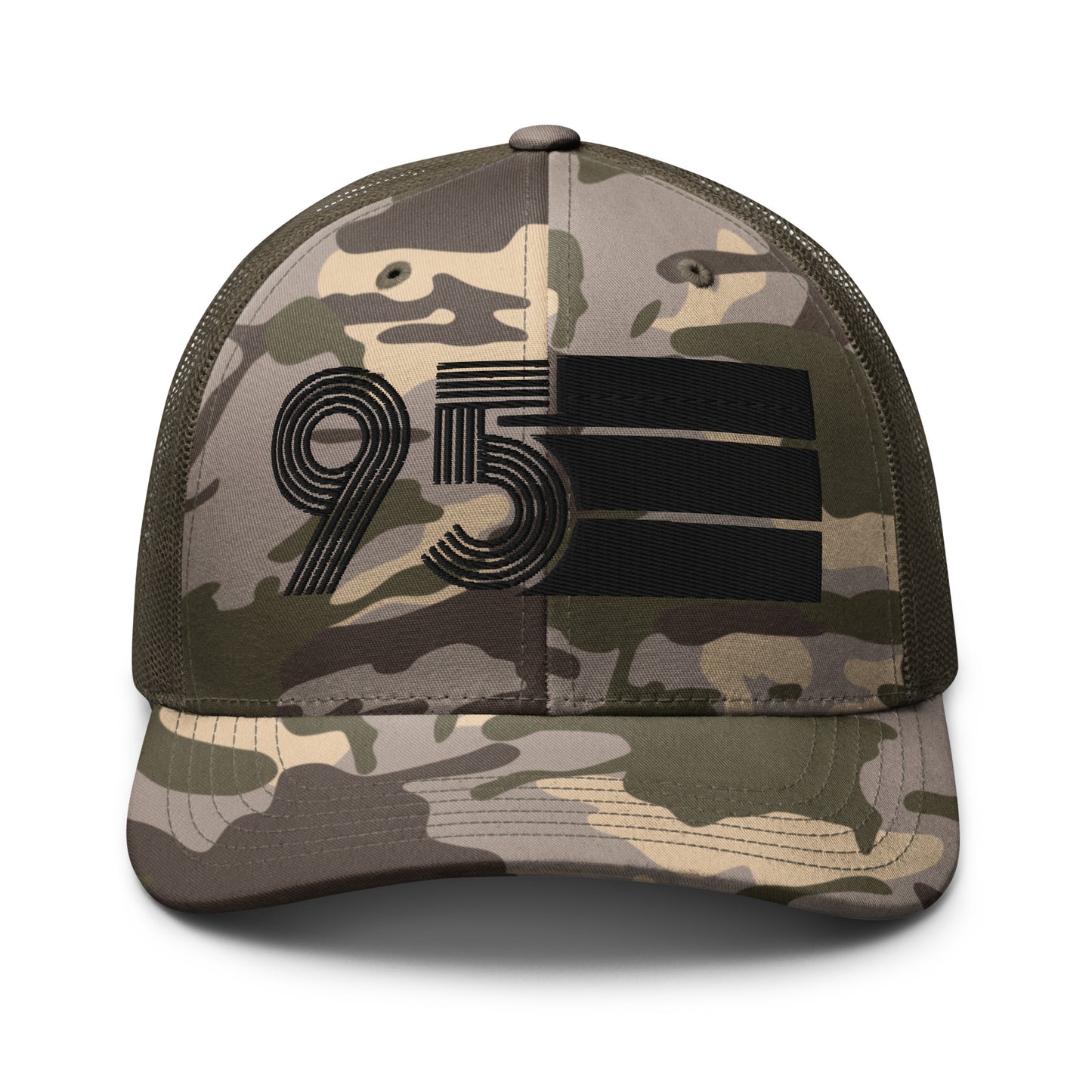 95 - 1995 Black Out Camouflage trucker hat