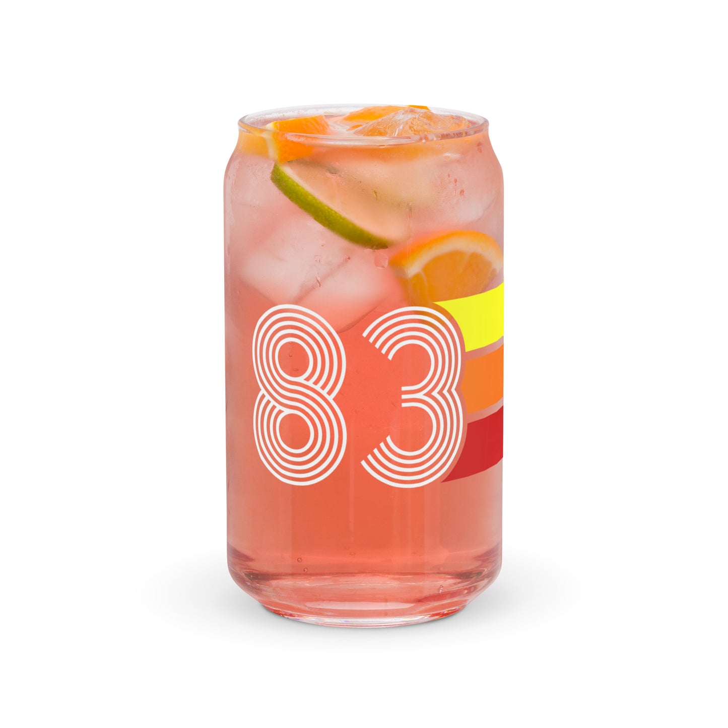 Retro 1983 Can-shaped glass