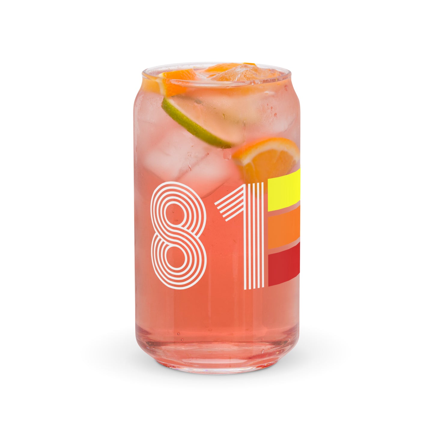 Retro 1981 Can-shaped glass