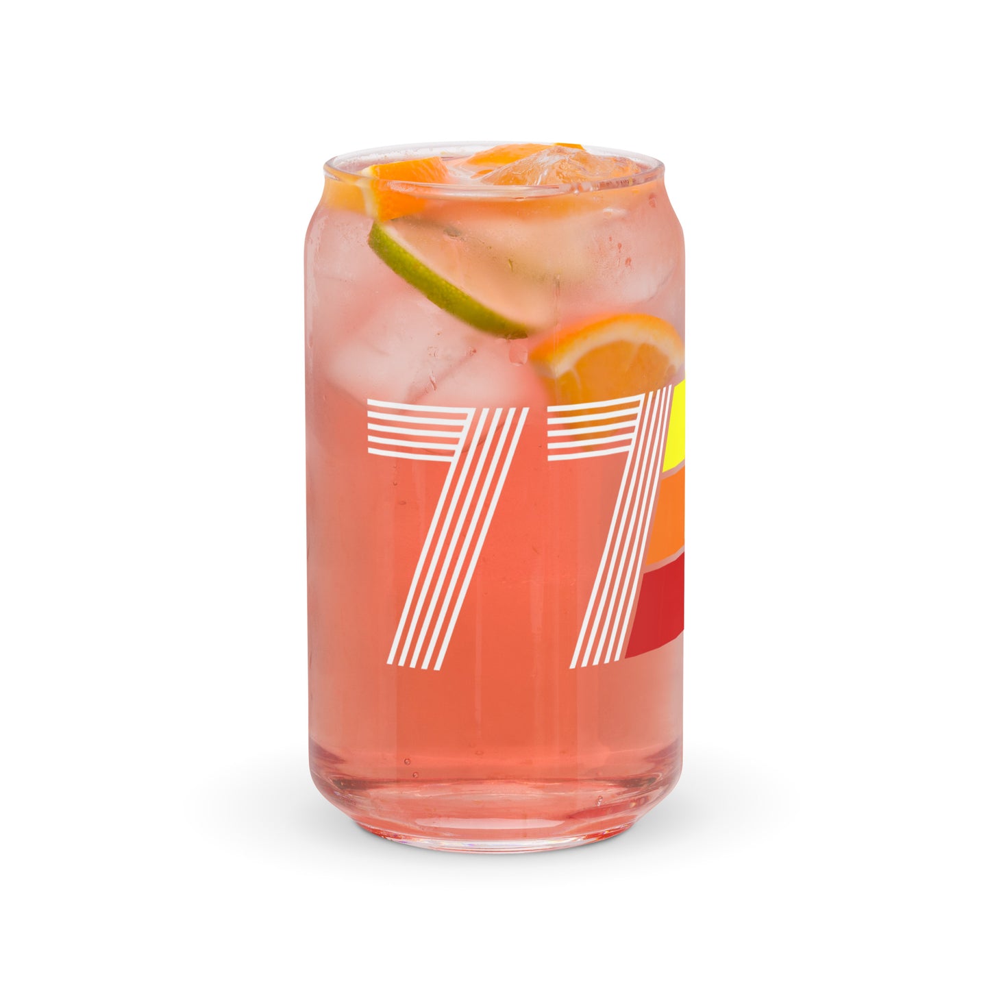 Retro 1977 Can-shaped glass