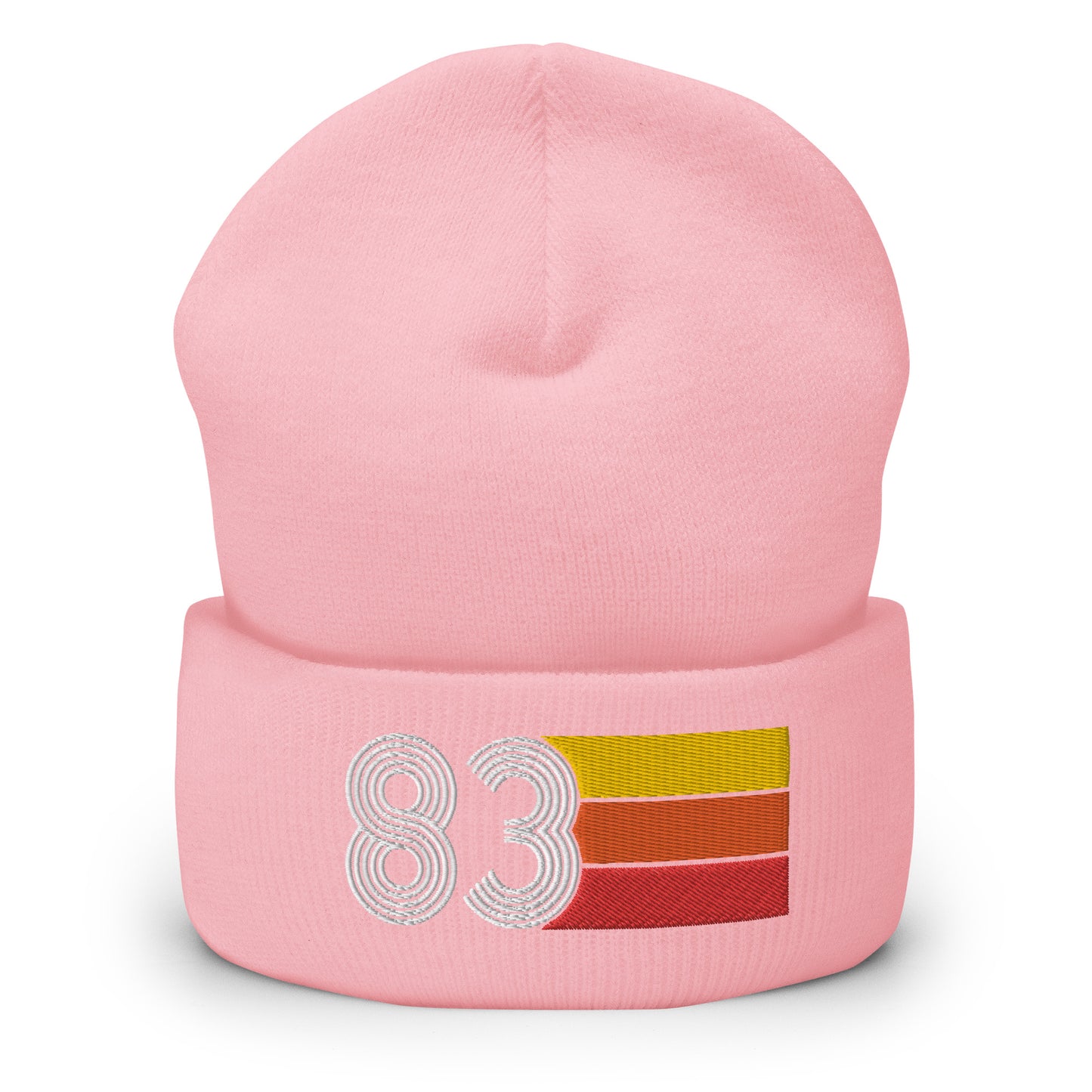 83 Number 1983 Birthday Retro Men's Women's Cuffed Beanie