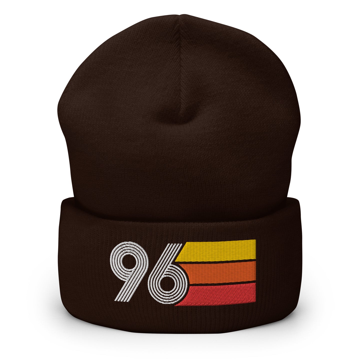 96 Number 1996 Birthday Retro Men's Women's Cuffed Beanie