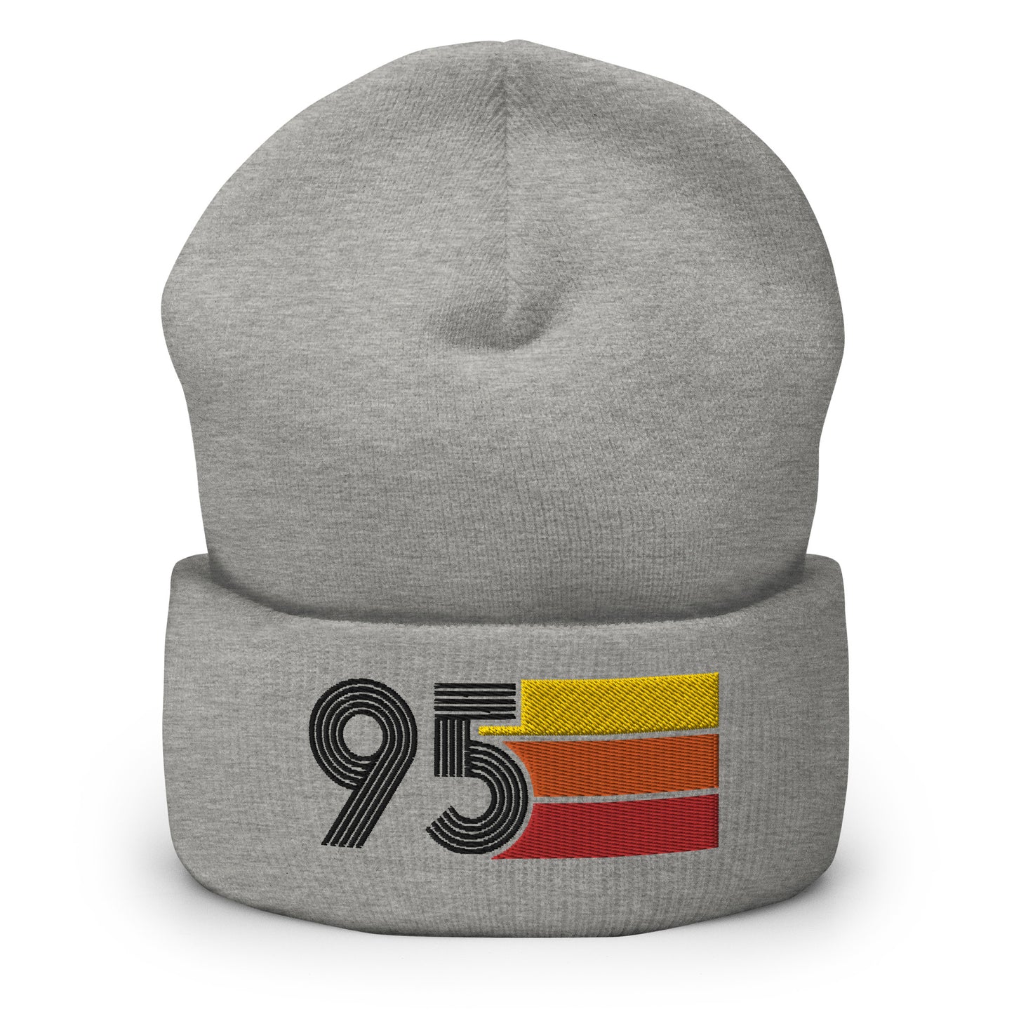 95 Number 1995 Birthday Retro Men's Women's Cuffed Beanie