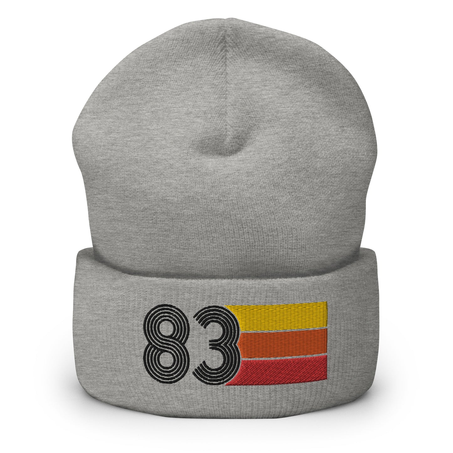 83 Number 1983 Birthday Retro Men's Women's Cuffed Beanie