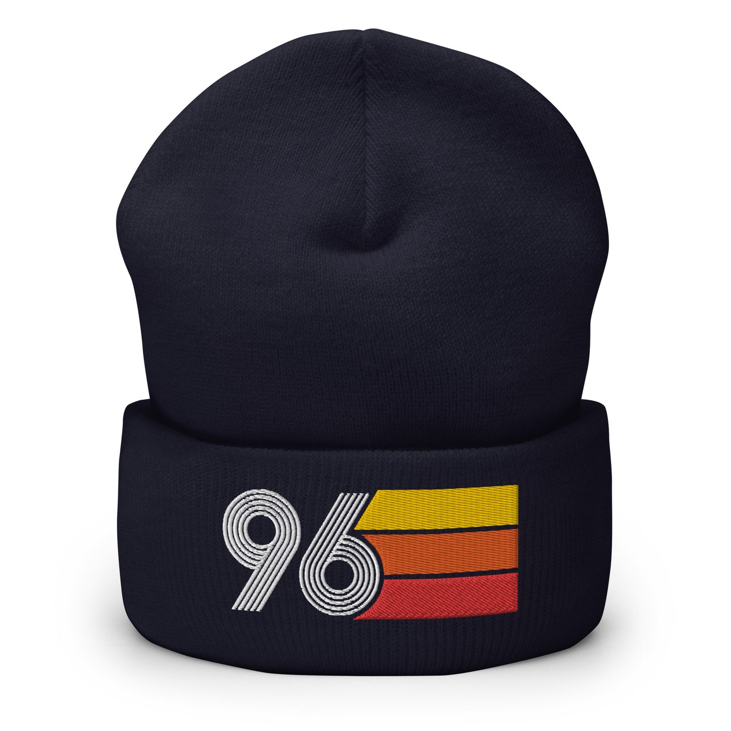 96 Number 1996 Birthday Retro Men's Women's Cuffed Beanie