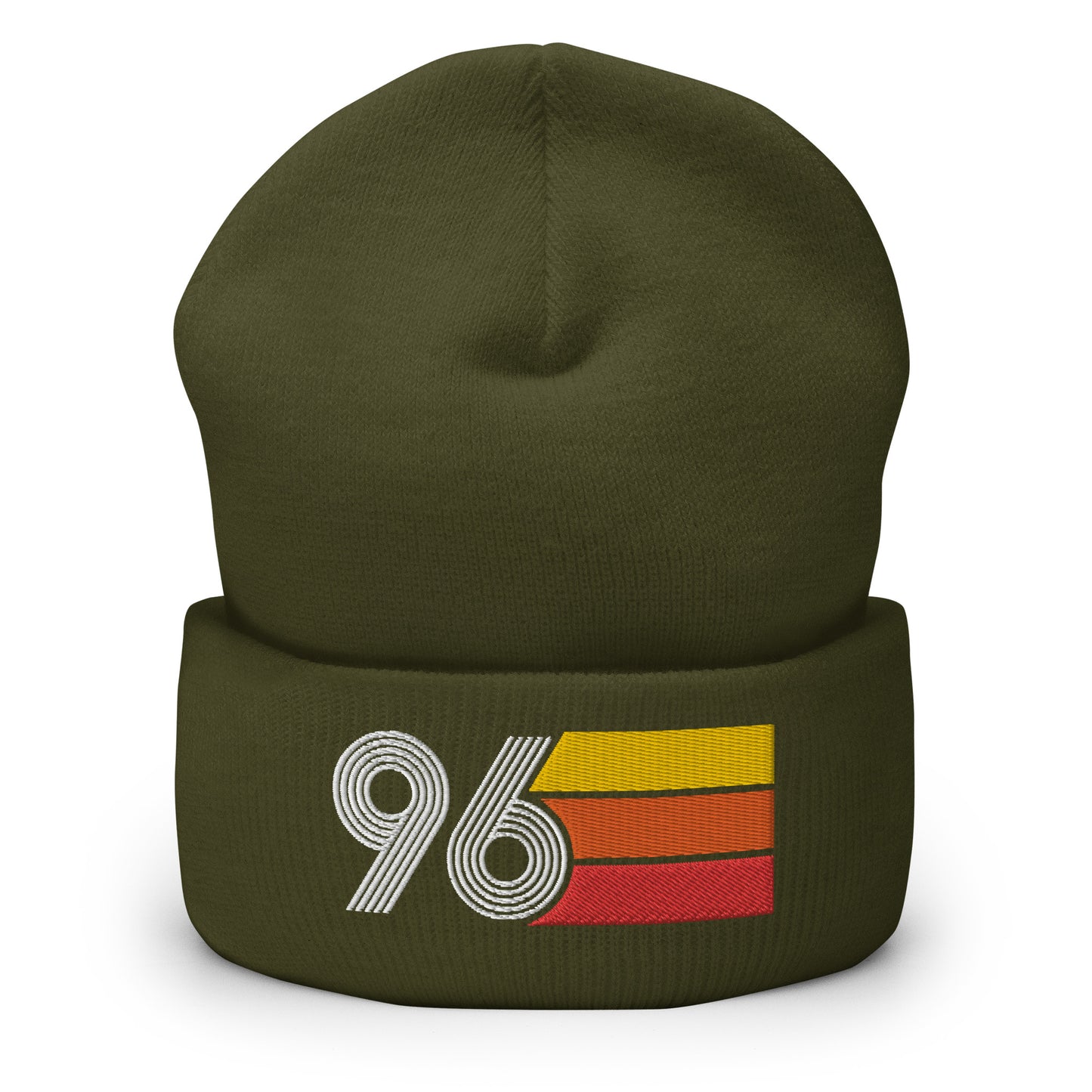 96 Number 1996 Birthday Retro Men's Women's Cuffed Beanie