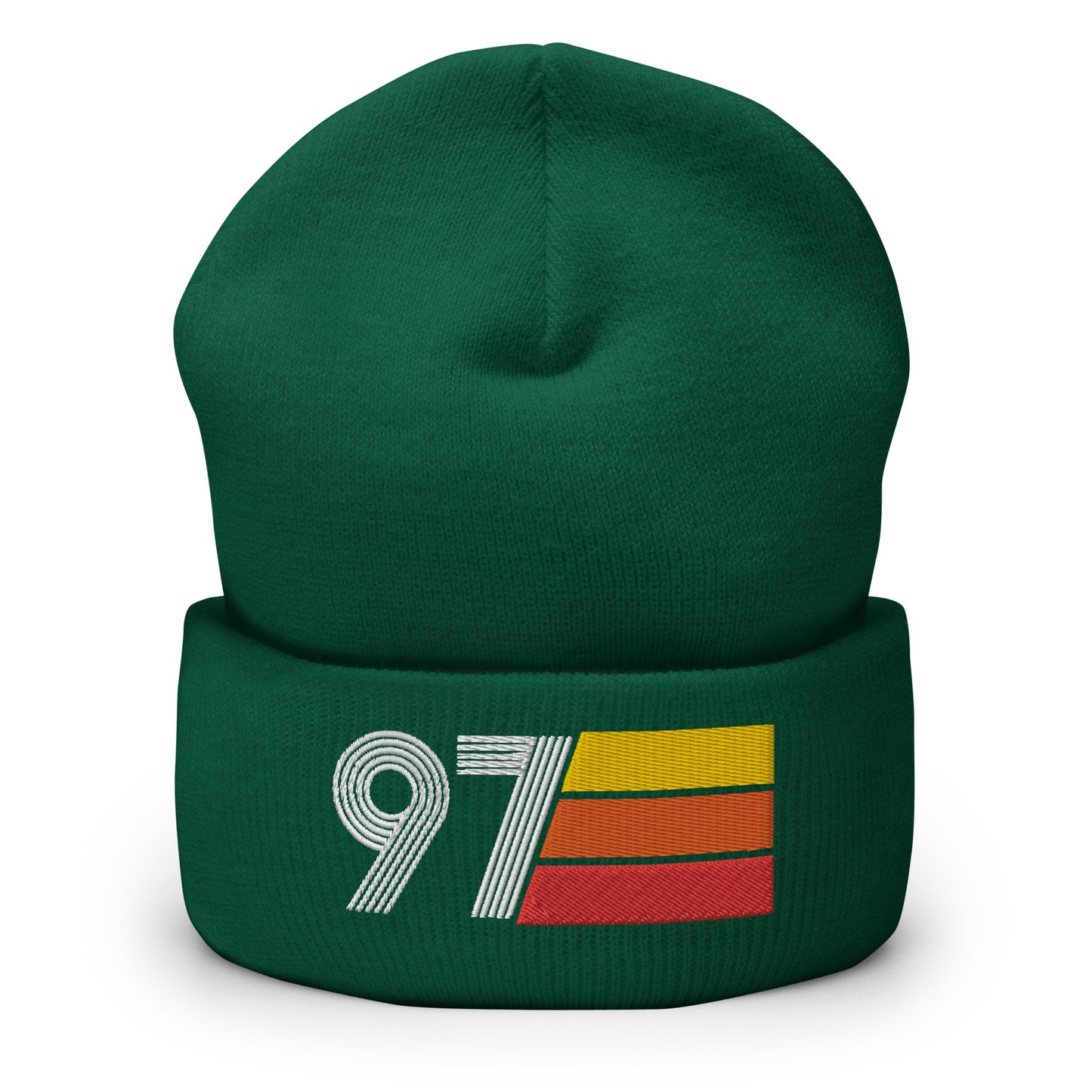 97 Number 1997 Birthday Retro Men's Women's Cuffed Beanie