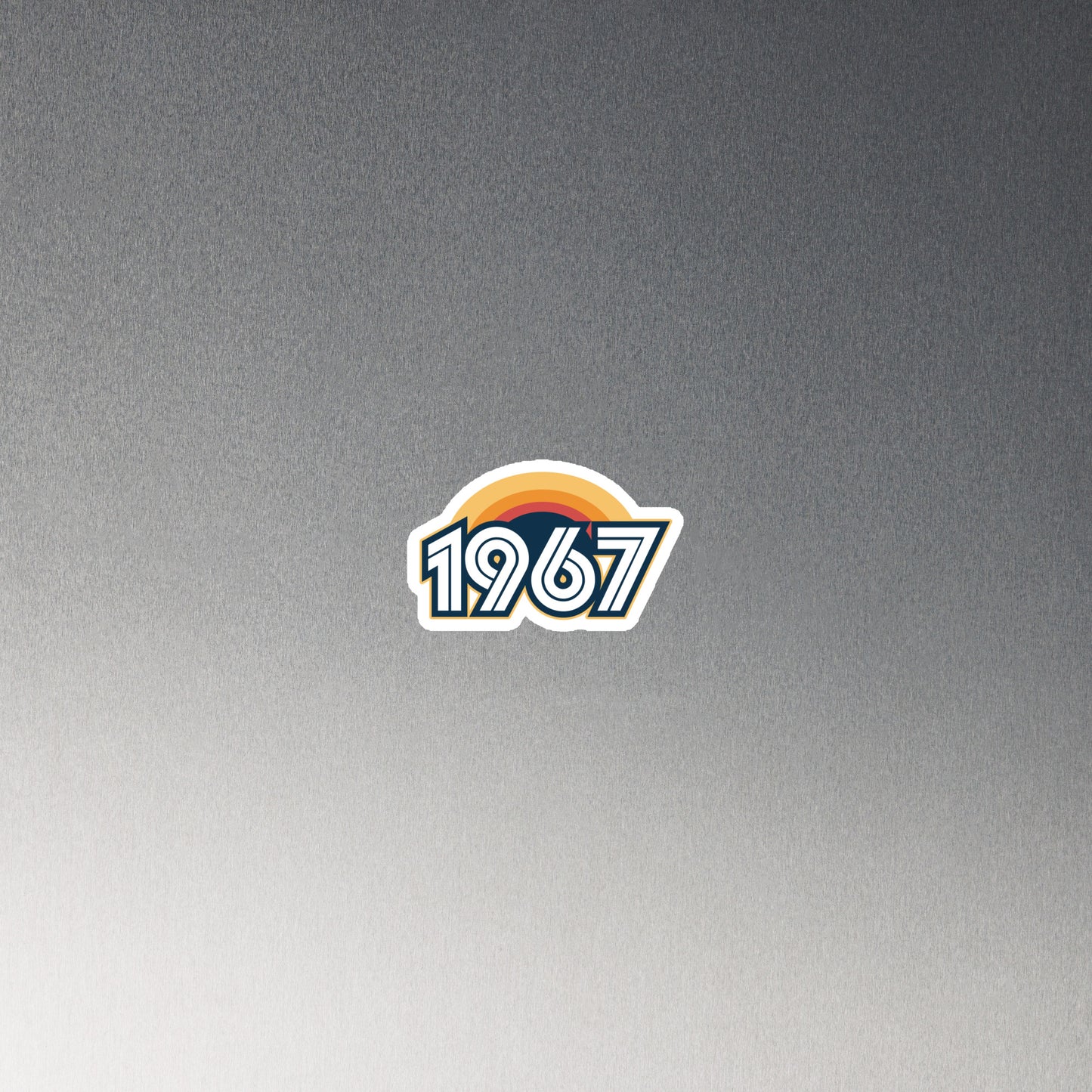 1967 Retro Sunset Magnet