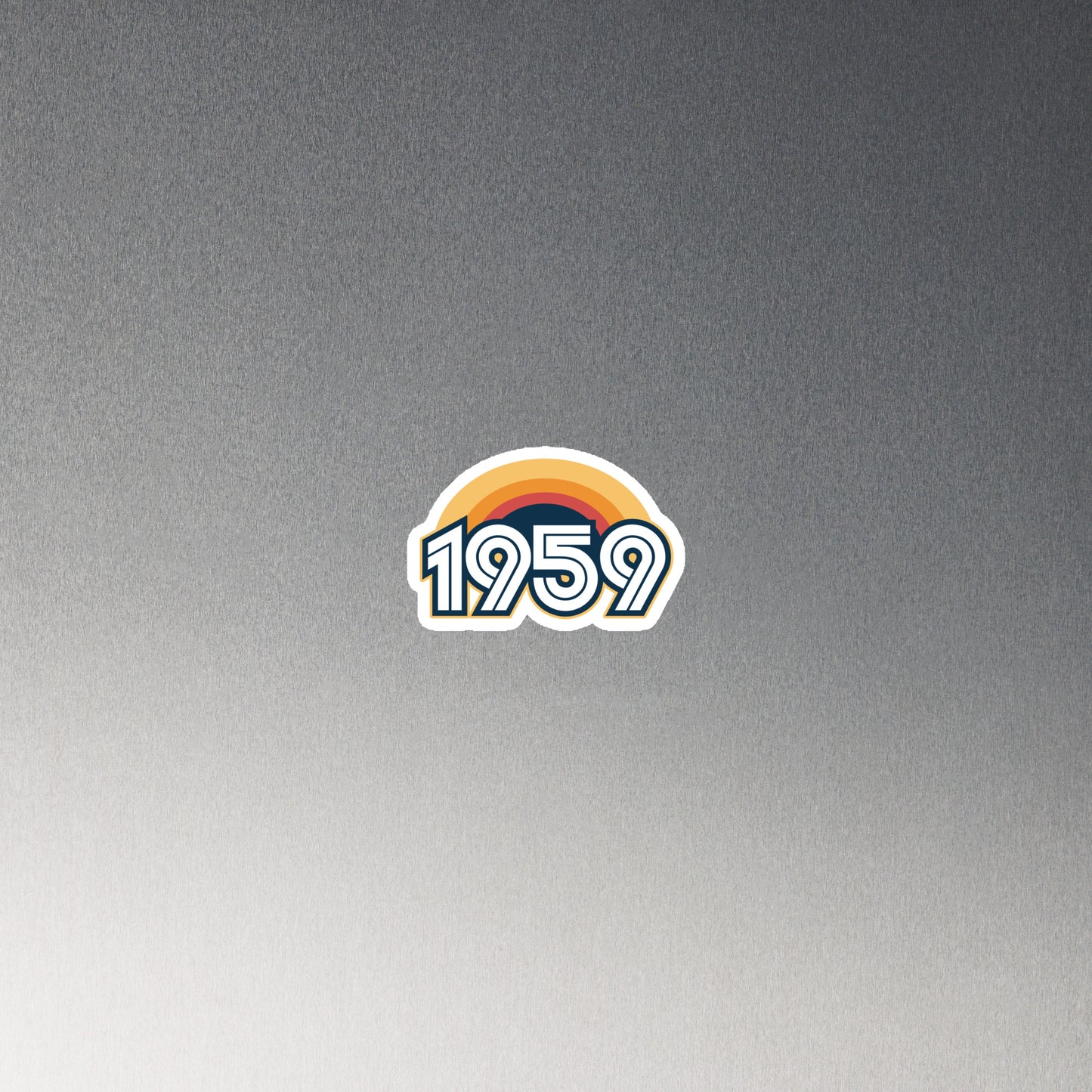 1959 Retro Sunset Magnet