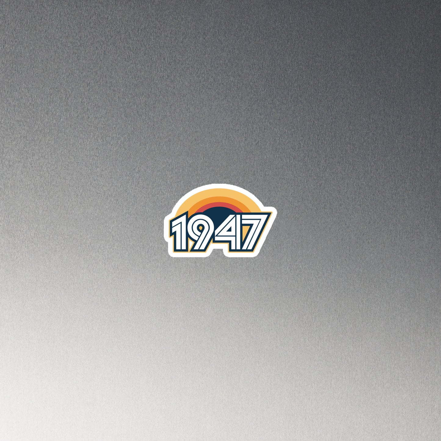 1947 Retro Sunset Magnet