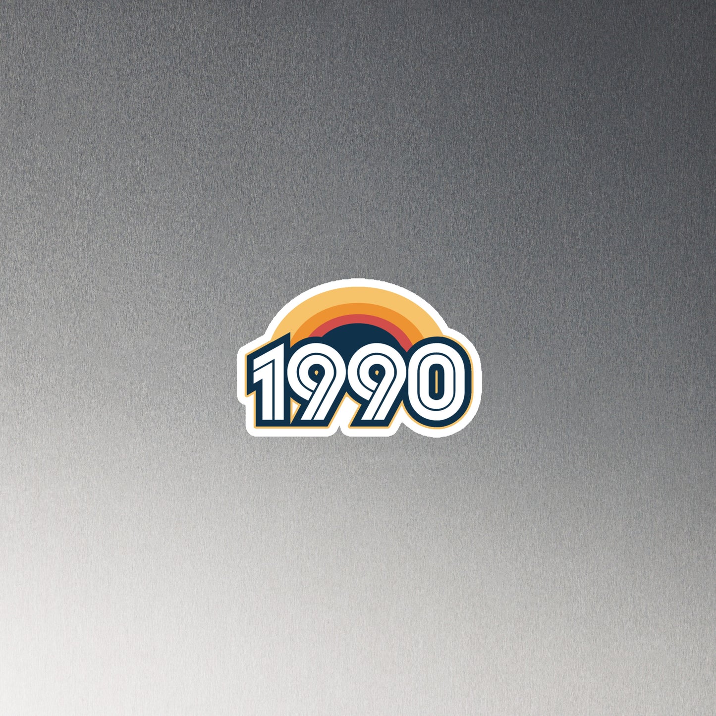 1990 Retro Sunset Magnet