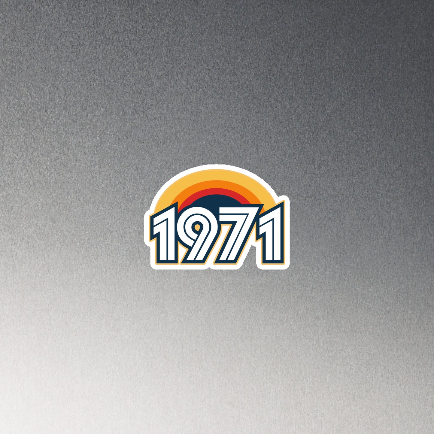 1971 Retro Sunset Magnet