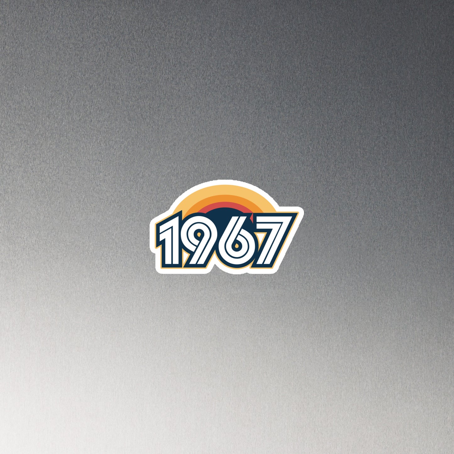 1967 Retro Sunset Magnet