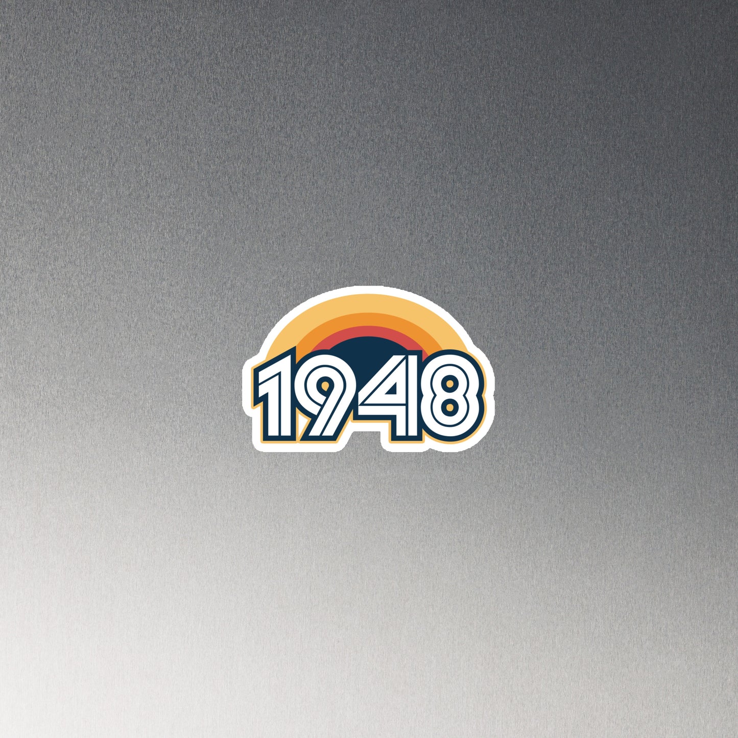 1948 Retro Sunset Magnet