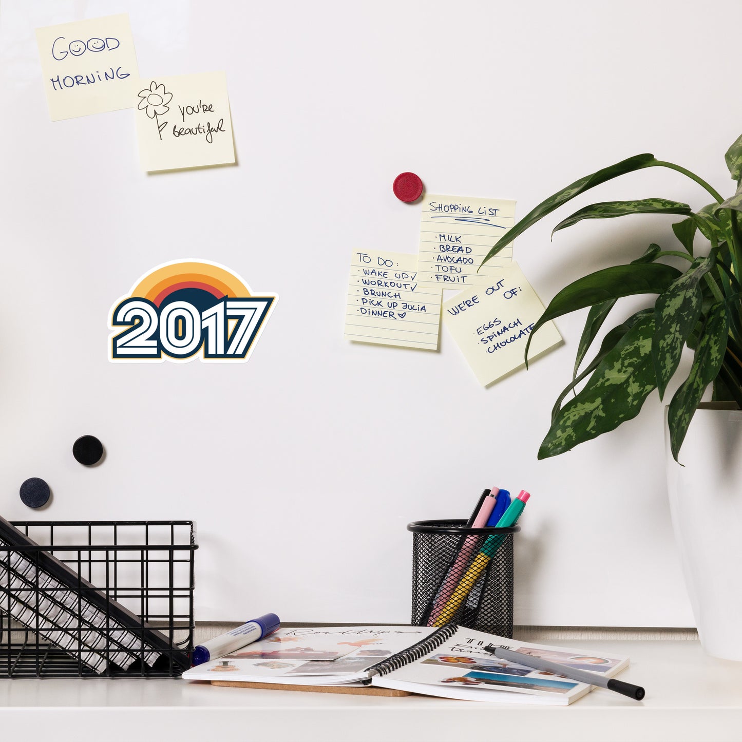 2017 Retro Sunset Magnet
