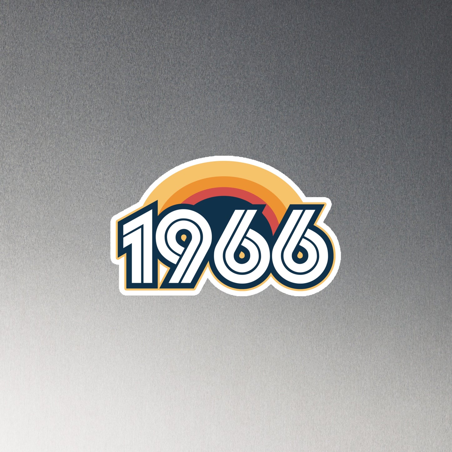 1966 Retro Sunset Magnet