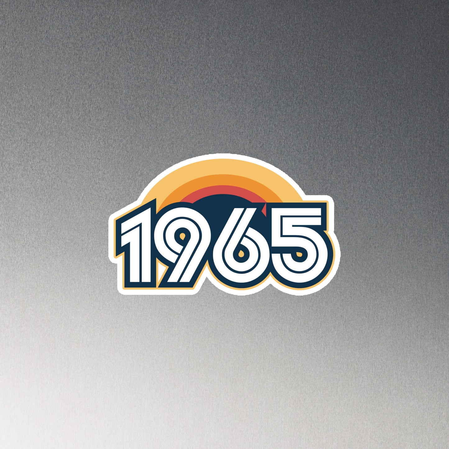1965 Retro Sunset Magnet