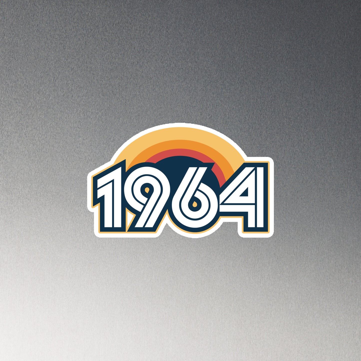 1964 Retro Sunset Magnet
