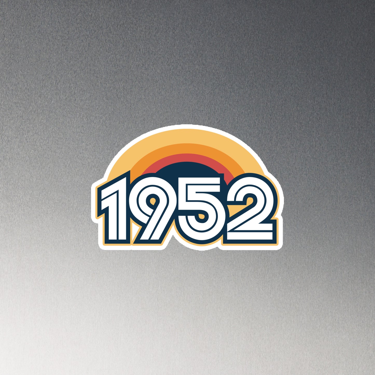 1952 Retro Sunset Magnet