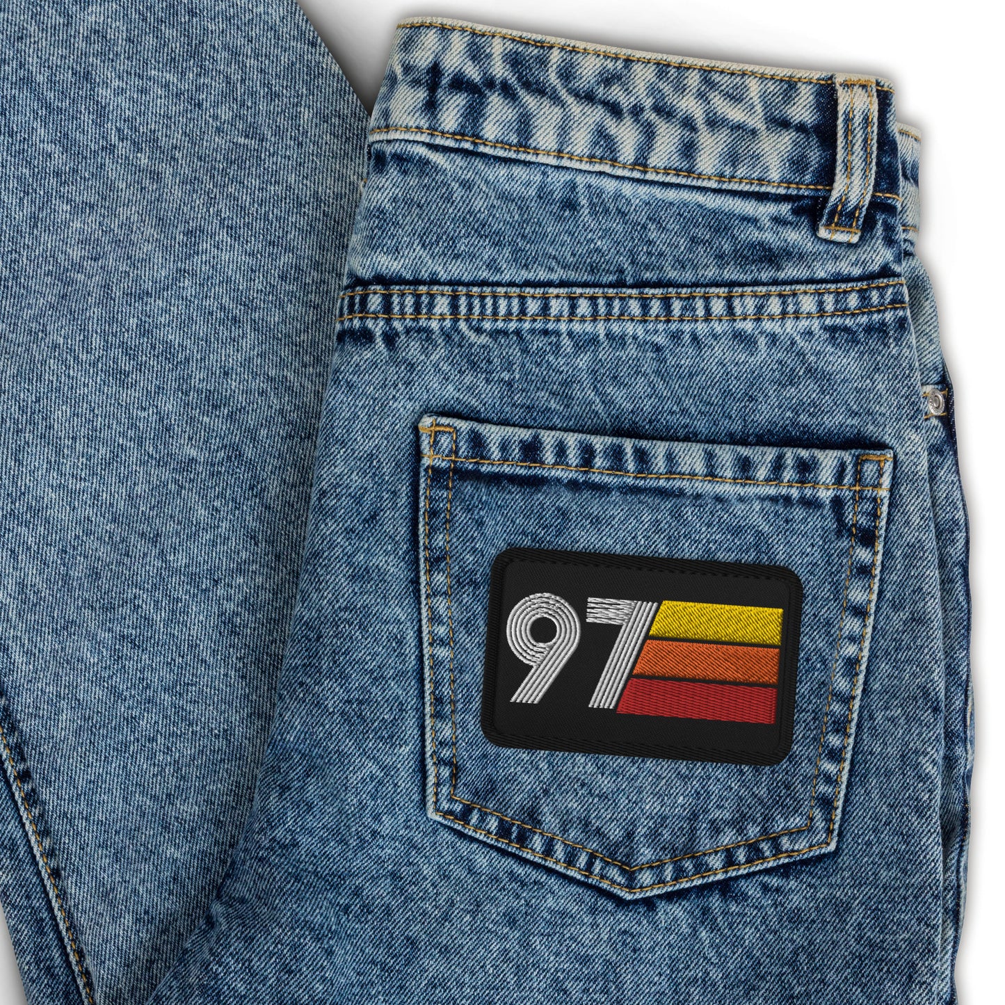 97 - 1997 Retro Birthday Year Embroidered patches