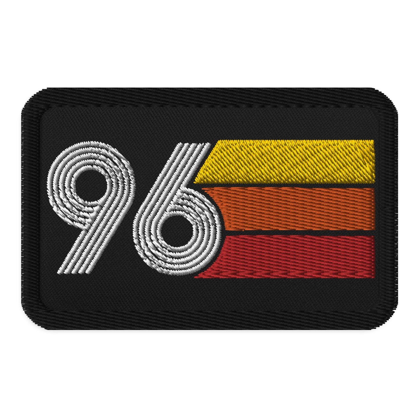 96 - 1996 Retro Birthday Year Embroidered patches