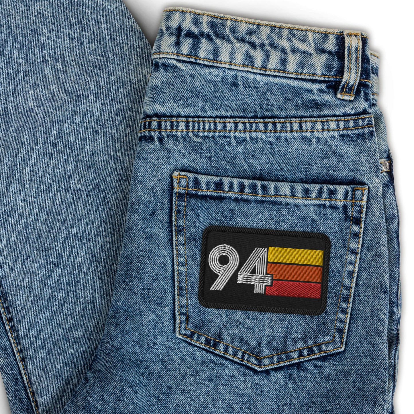 94 - 1994 Retro Birthday Year Embroidered patches