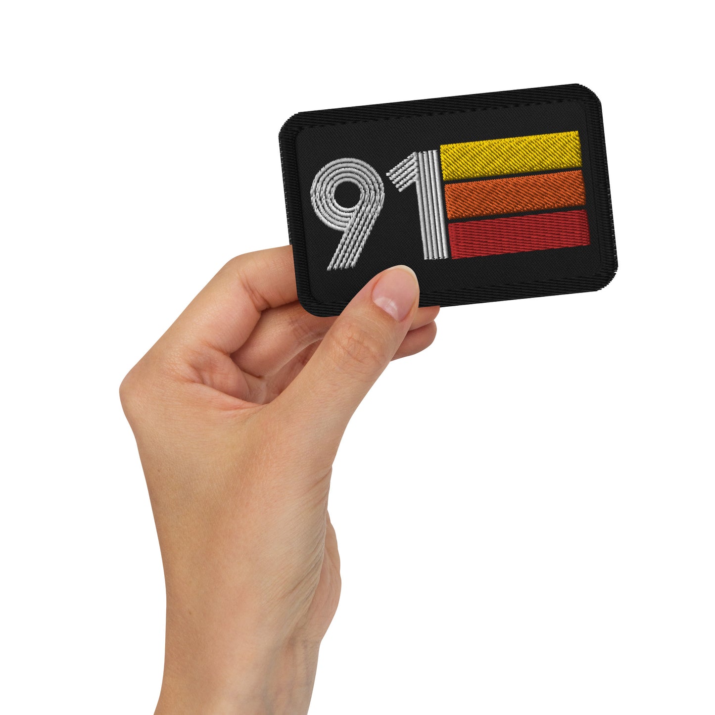 91 - 1991 Retro Birthday Year Embroidered patches