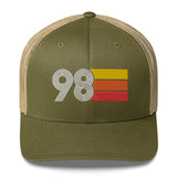 98 Number 1998 Birthday Retro Trucker Hat