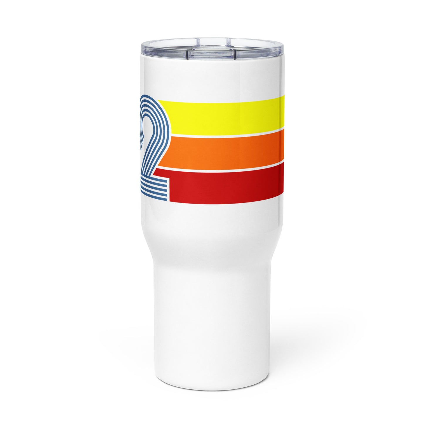 Retro 1972 Travel mug with a handle