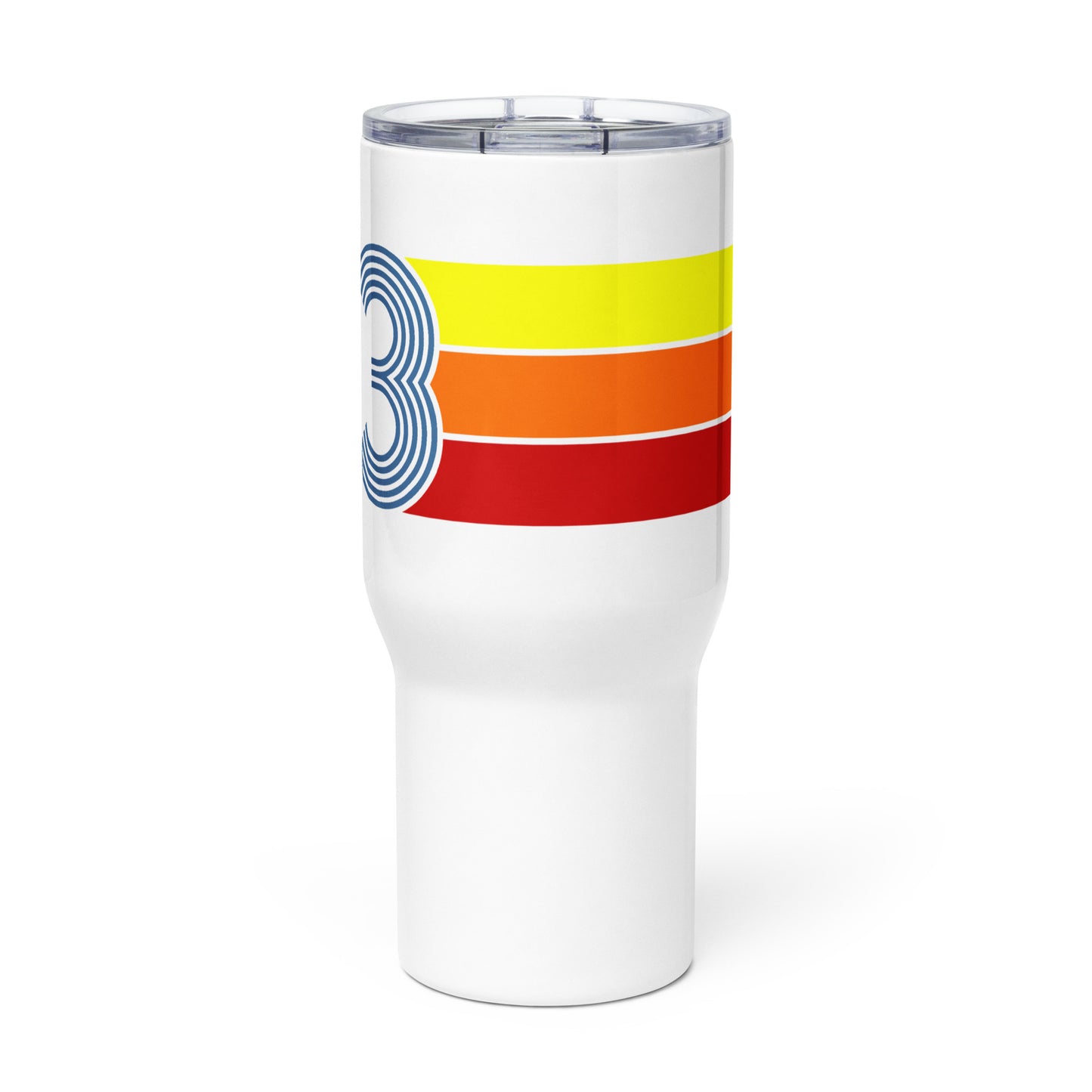 Retro 1973 Travel mug with a handle
