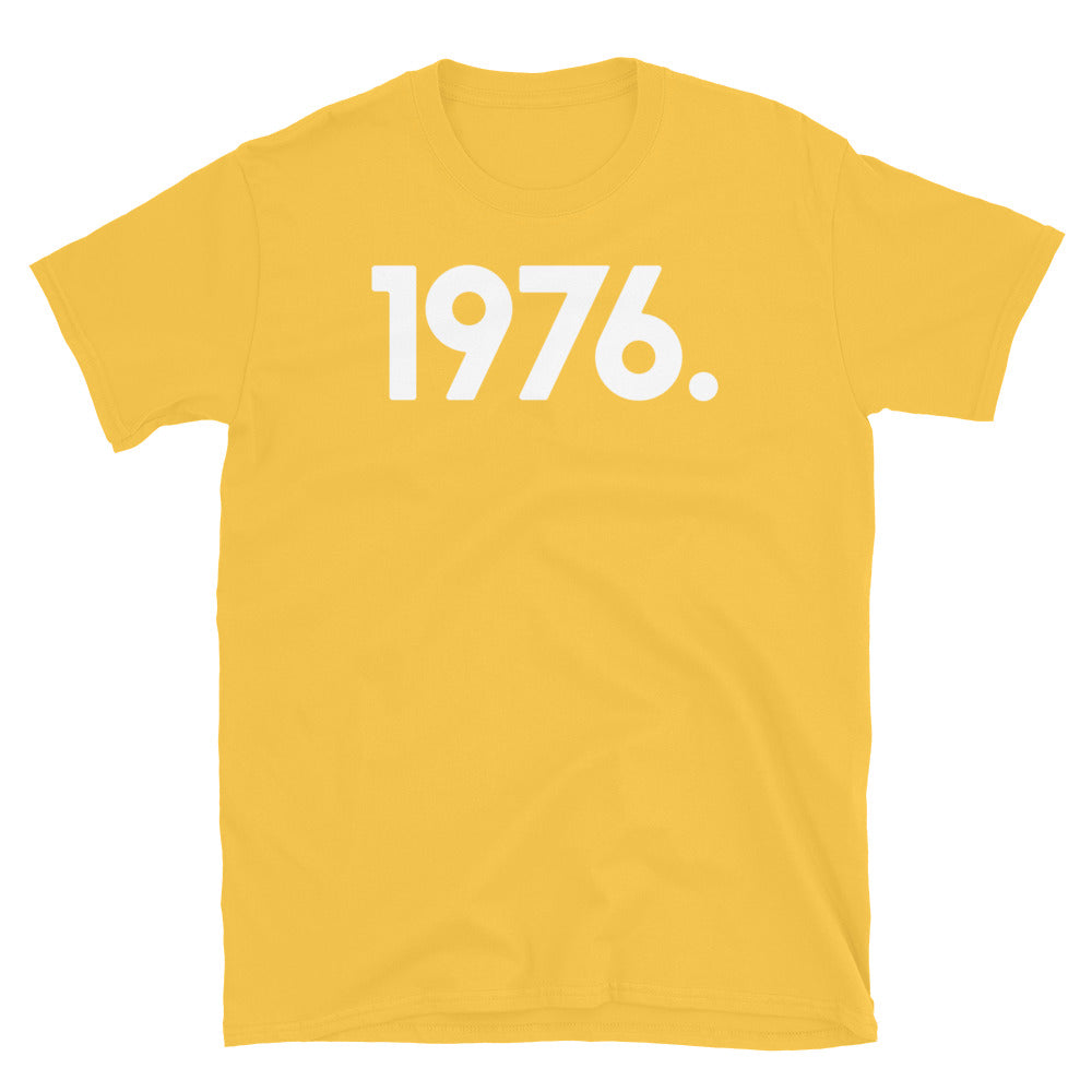 1976 Minimalist Short-Sleeve Unisex T-Shirt