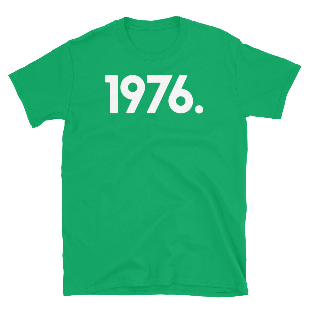 1976 Minimalist Short-Sleeve Unisex T-Shirt